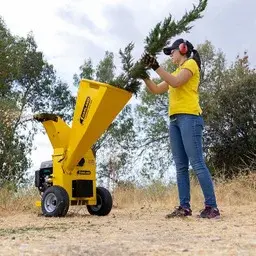 Probando biotriturador Garland Crummer