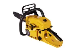 Vista trasera motosierra a gasolina Montana 718 V16